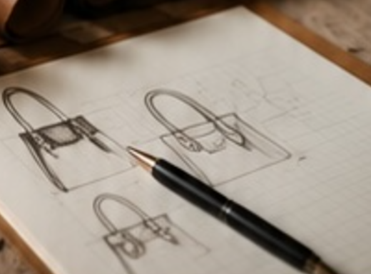 Design sketch for a made-to-order style